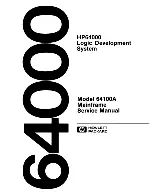 HP 64100A Service Manual preview