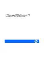 Preview for 1 page of HP 6520s - Notebook PC Maintenance And Service Manual