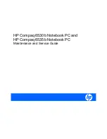 Preview for 1 page of HP 6530b - Compaq Business Notebook Maintenance And Service Manual