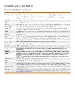 Preview for 2 page of HP 6530b - Compaq Business Notebook Specification Sheet