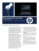 HP 6535b - Notebook PC (Portuguese) Specification Sheet preview