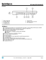 Preview for 2 page of HP 6720s - Notebook PC Quickspecs