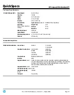 Preview for 19 page of HP 6720s - Notebook PC Quickspecs