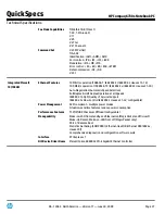 Preview for 27 page of HP 6730s - HP Business Notebook Quickspecs