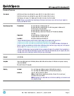 Preview for 3 page of HP 6735s - Compaq Business Notebook Quickspecs