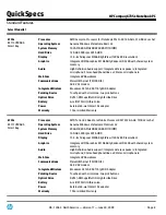 Preview for 8 page of HP 6735s - Compaq Business Notebook Quickspecs