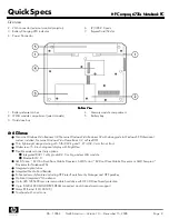 Preview for 2 page of HP 6735s - Compaq Business Notebook Specifications