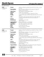 Preview for 11 page of HP 6735s - Compaq Business Notebook Specifications