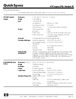 Preview for 16 page of HP 6735s - Compaq Business Notebook Specifications