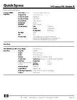 Preview for 18 page of HP 6735s - Compaq Business Notebook Specifications