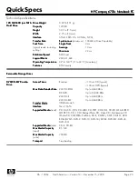 Preview for 20 page of HP 6735s - Compaq Business Notebook Specifications