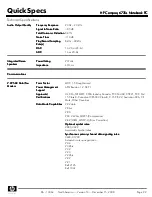 Preview for 22 page of HP 6735s - Compaq Business Notebook Specifications