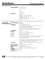 Preview for 23 page of HP 6735s - Compaq Business Notebook Specifications