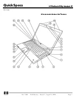 Предварительный просмотр 1 страницы HP 6930p - EliteBook - Core 2 Duo 2.8 GHz Specifications