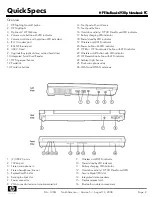 Предварительный просмотр 2 страницы HP 6930p - EliteBook - Core 2 Duo 2.8 GHz Specifications