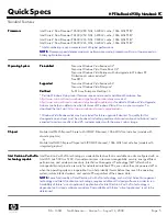 Предварительный просмотр 5 страницы HP 6930p - EliteBook - Core 2 Duo 2.8 GHz Specifications