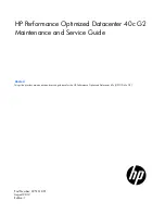 Предварительный просмотр 1 страницы HP 695161-001 Maintenance And Service Manual