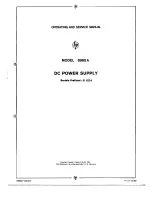 Предварительный просмотр 3 страницы HP 6960A Operating And Service Manual