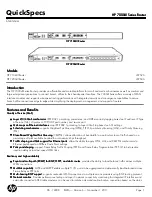 Preview for 1 page of HP 7000dl Series Quickspecs