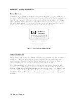 Preview for 14 page of HP 70907A Installation And Verification Manual