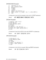 Preview for 136 page of HP 7470A Interfacing And Programming Manual