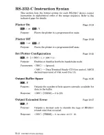 Preview for 208 page of HP 7470A Interfacing And Programming Manual