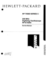 Preview for 3 page of HP 75000 SERIES C Service Manual