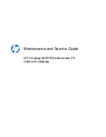 HP 8000f - Elite Ultra-slim Desktop PC Maintenance And Service Manual предпросмотр