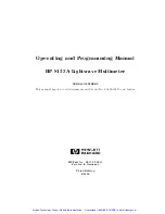 Preview for 3 page of HP 8153A Operating And Programming Manual