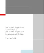 HP 8163A Series User Manual preview