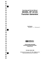 Предварительный просмотр 4 страницы HP 8348A Operating And Service Manual