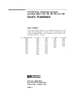HP 8360 User Handbook Manual preview