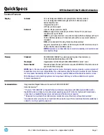 Preview for 7 page of HP 8530w - EliteBook Mobile Workstation Quickspecs