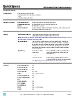 Preview for 9 page of HP 8530w - EliteBook Mobile Workstation Quickspecs