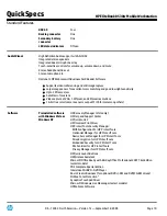 Preview for 10 page of HP 8530w - EliteBook Mobile Workstation Quickspecs