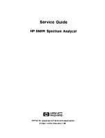 Предварительный просмотр 2 страницы HP 8562E Service Manual