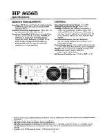 Preview for 6 page of HP 8656B Technical Data Manual