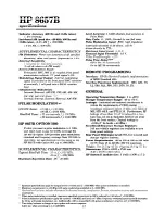 Preview for 12 page of HP 8656B Technical Data Manual