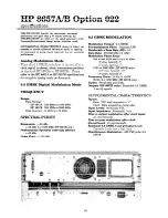 Preview for 16 page of HP 8656B Technical Data Manual