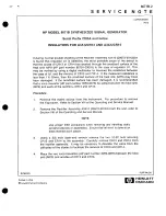 Preview for 517 page of HP 8671B Operating And Service Manual