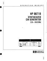 Preview for 549 page of HP 8671B Operating And Service Manual