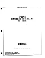 Preview for 553 page of HP 8671B Operating And Service Manual