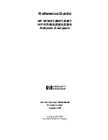 HP 8719ES Reference Manual предпросмотр