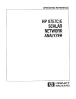 Preview for 39 page of HP 8757C Operating Manual