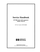 HP 9000 Series 360 Service Handbook предпросмотр