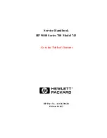 HP 9000 Series 743 Service Handbook предпросмотр