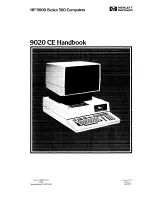 HP 9020 CE Handbook preview