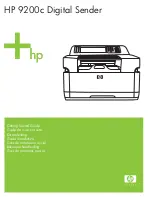 Preview for 1 page of HP 9200C - Digital Sender Getting Started Manual