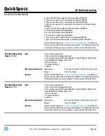 Preview for 58 page of HP 9500 Series Specifications