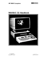 HP 9800 SERIES Handbook preview